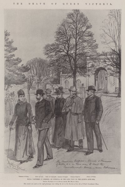 La mort de la reine Victoria - Melton Prior